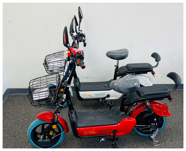 Tiger Jet 500W 48V Electric Scooter With Remote Start, 2 Seats And Detachable Battery Compartment (Updated Version)
